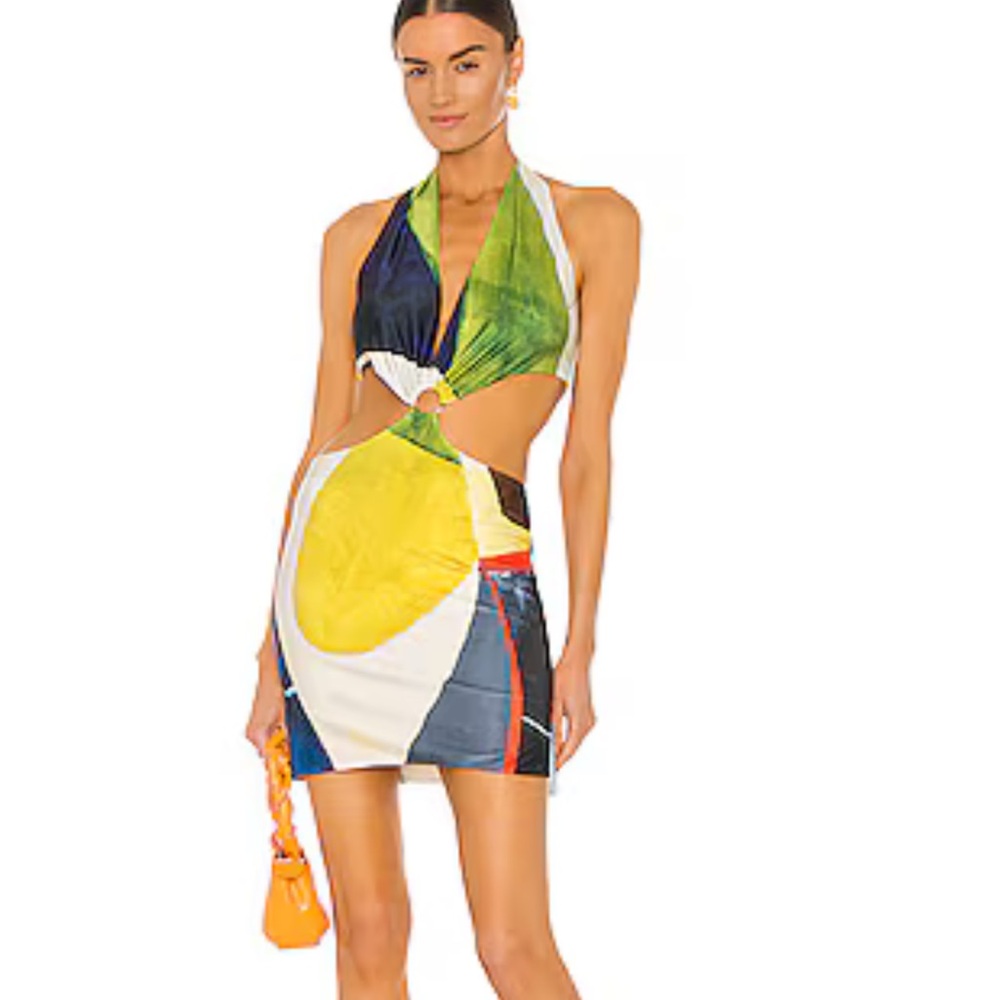 Farai London Multicolor Mini Dress
